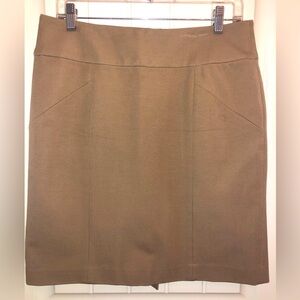 Banana Republic Factory Tan Pencil Skirt Size 8